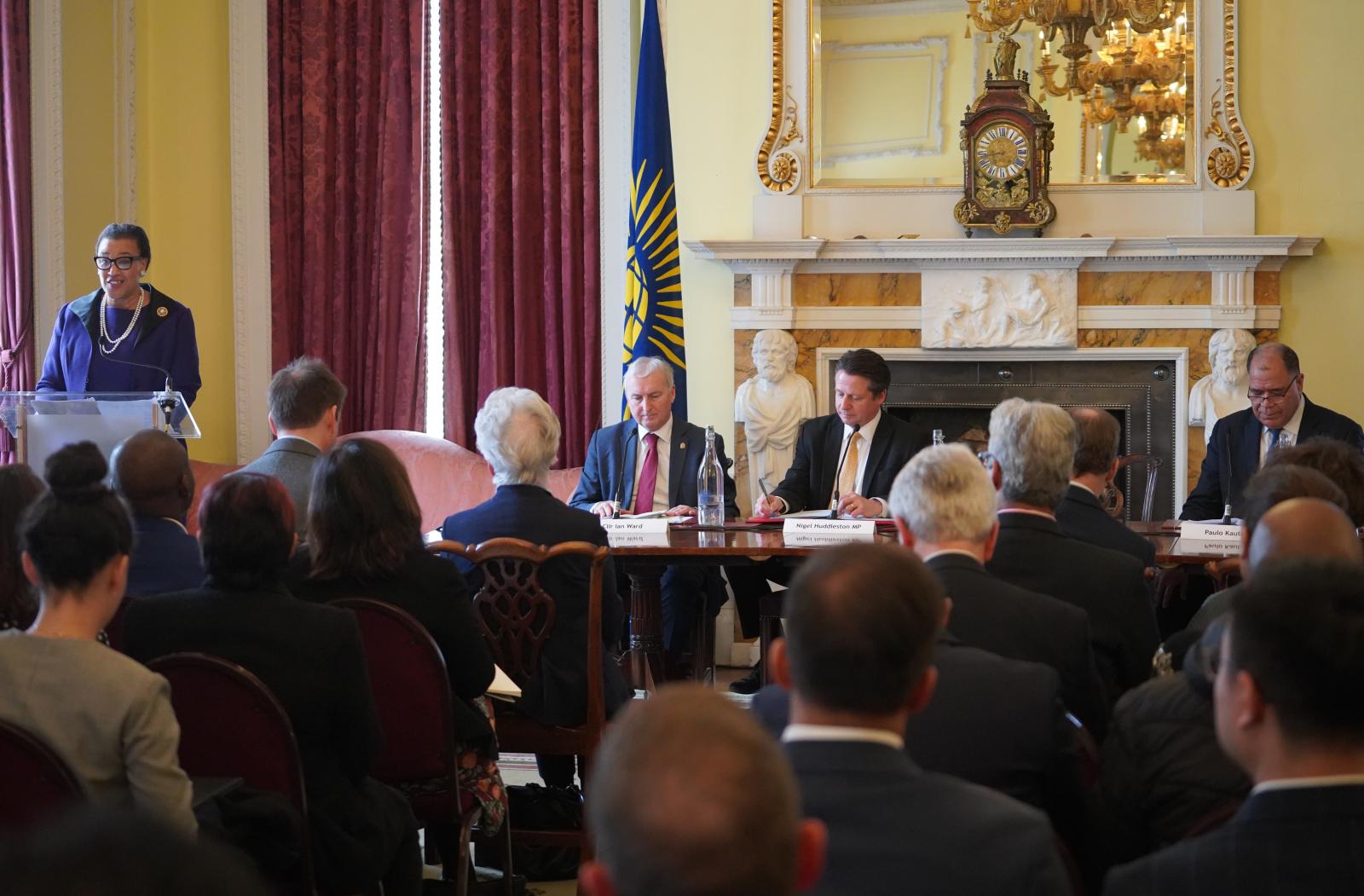 Secretary-General speaking at the event