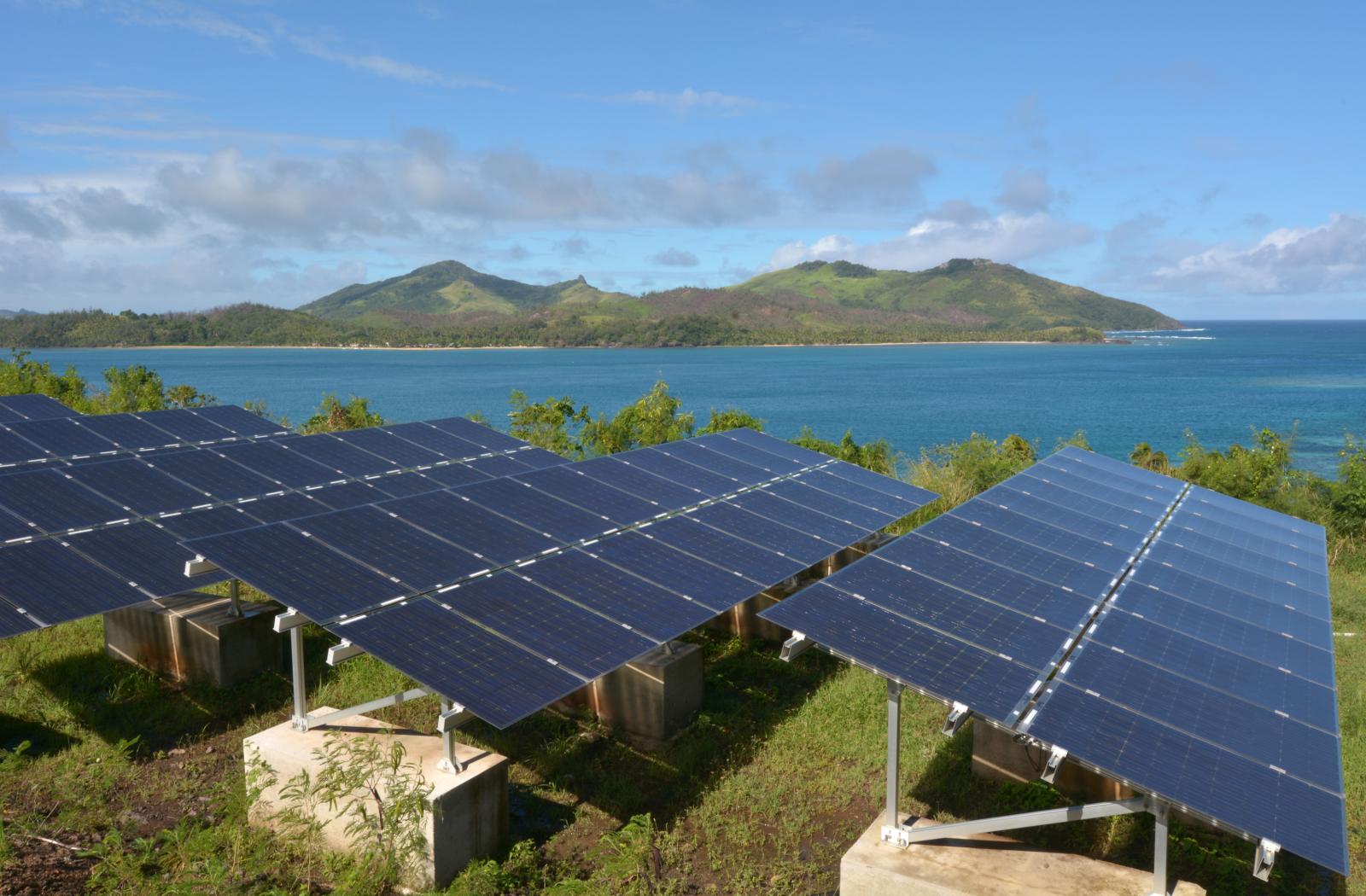 Solar on small island developing state in Fiji 