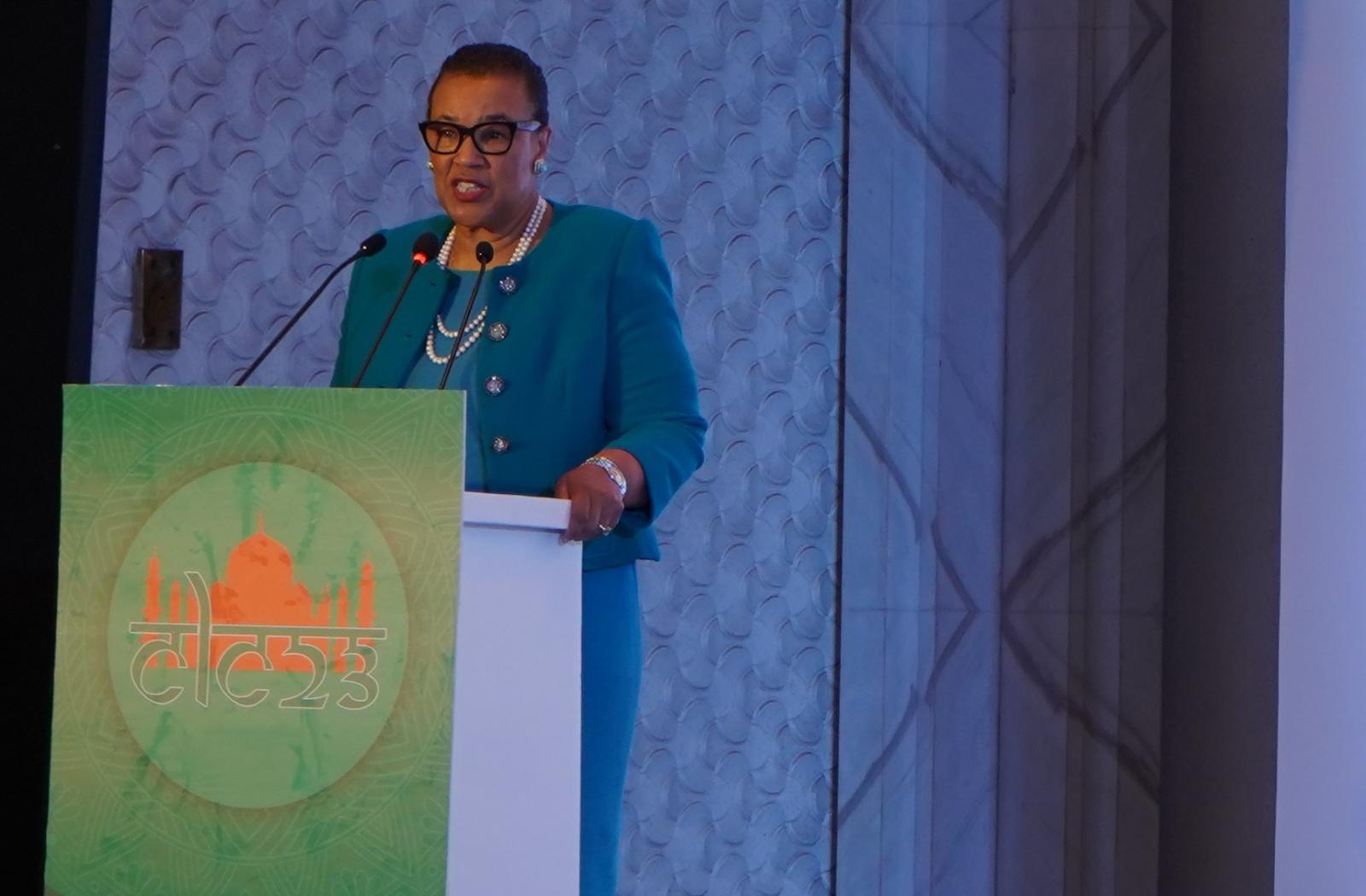 Commonwealth Secretary-General speaking at the 23rd Commonwealth Law Conference (CLC) held in Goa