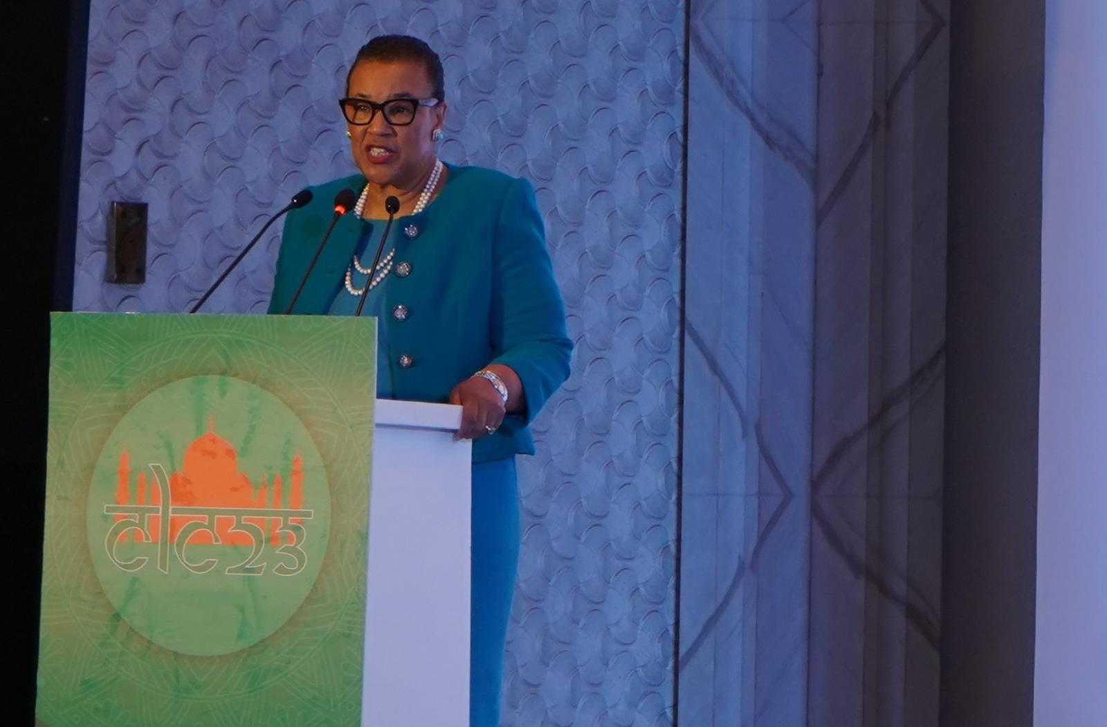 Commonwealth Secretary-General speaking at the 23rd Commonwealth Law Conference (CLC) held in Goa