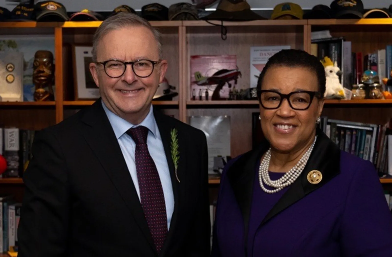 Secretary-General with the Prime Minister of Australia