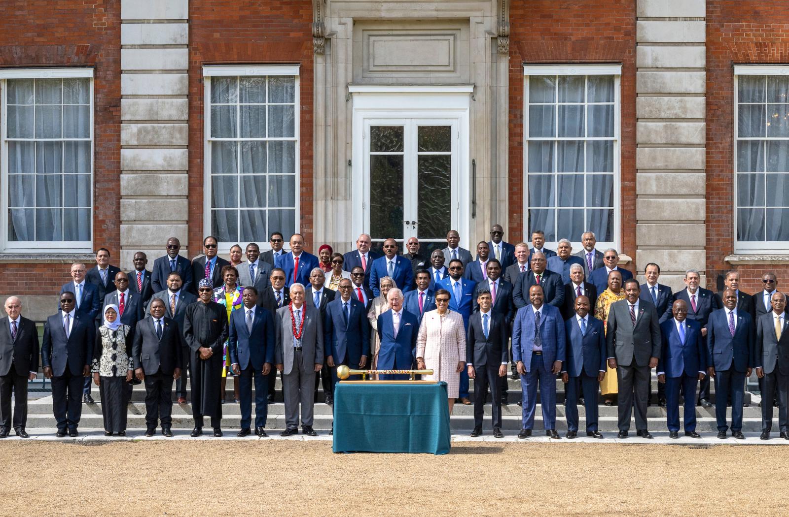 Commonwealth Leaders Event family photo