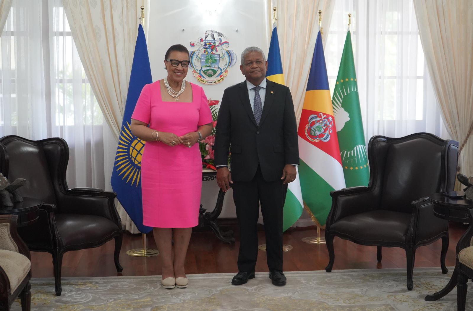 Secretary-General with Seychelles Prime Minister