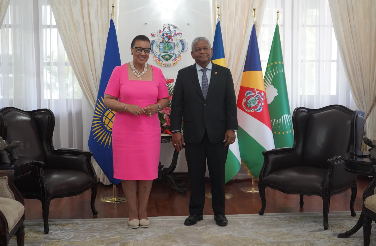 Secretary-General with Seychelles Prime Minister