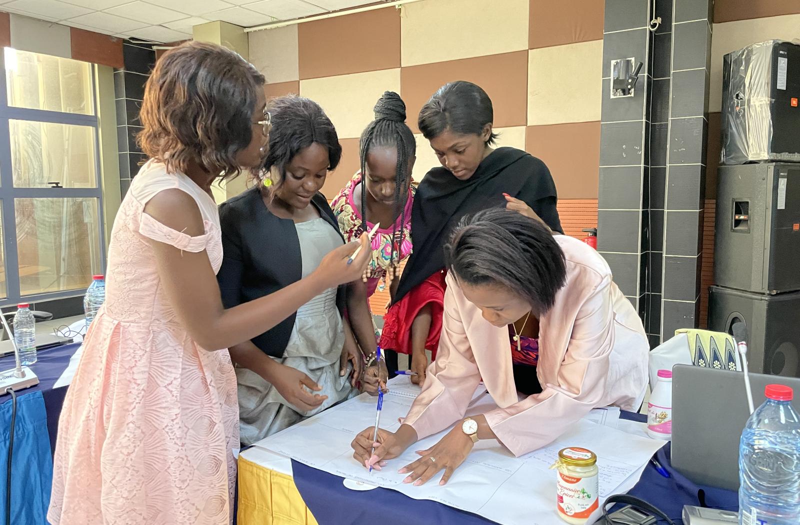 Group of women at the bootcamp