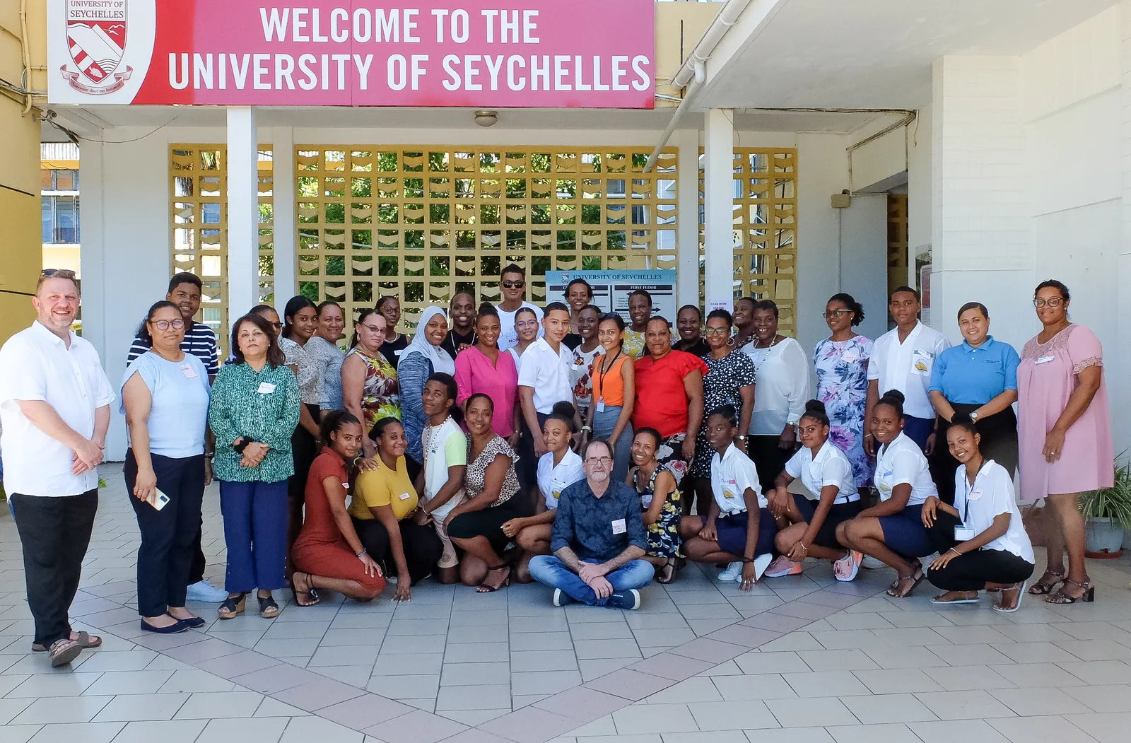 Participants at the youth worker workshop in the Seychelles
