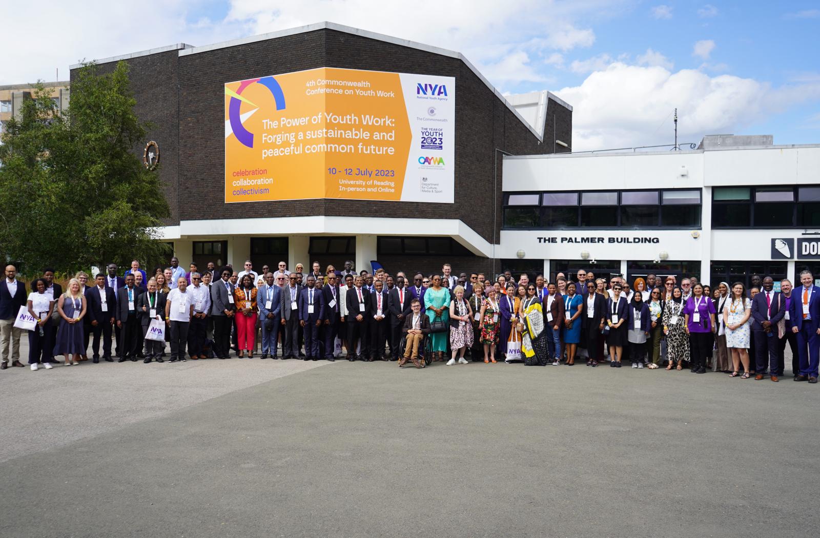 Group photo of participants at the 4th Commonwealth Conference on Youth Work