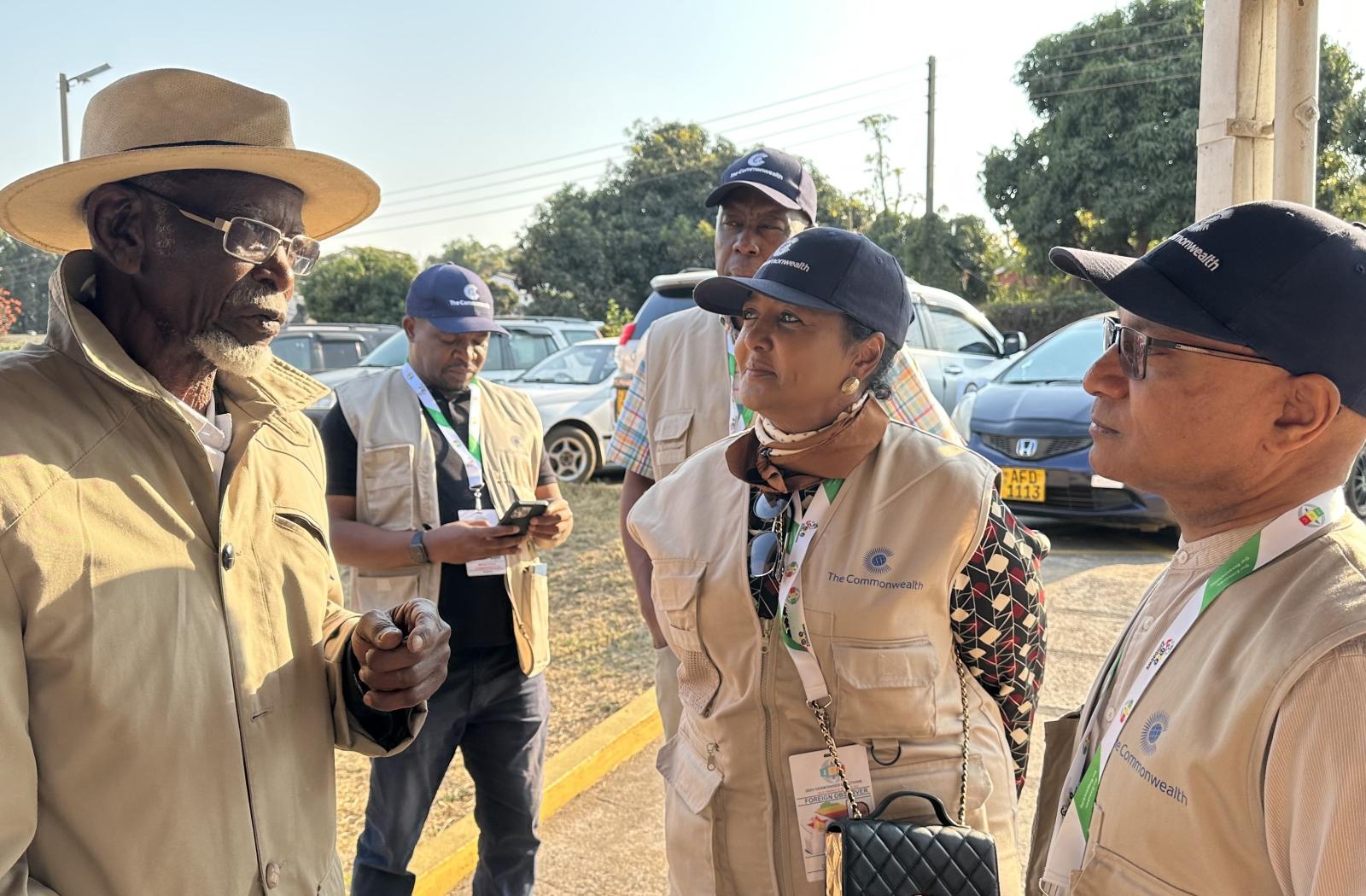 Chair of the Commonwealth Observer Group to the Zimbabwe 2023 elections, Ambassador Amina Mohamed