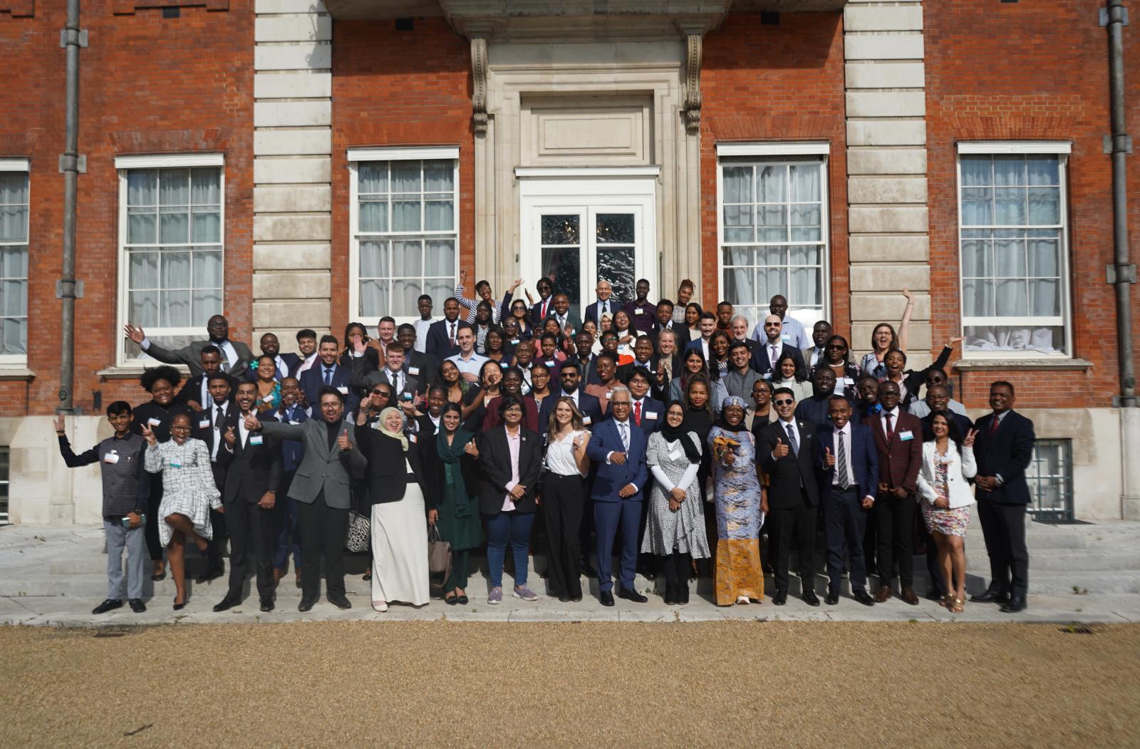 A group photo of Commonwealth youth leaders