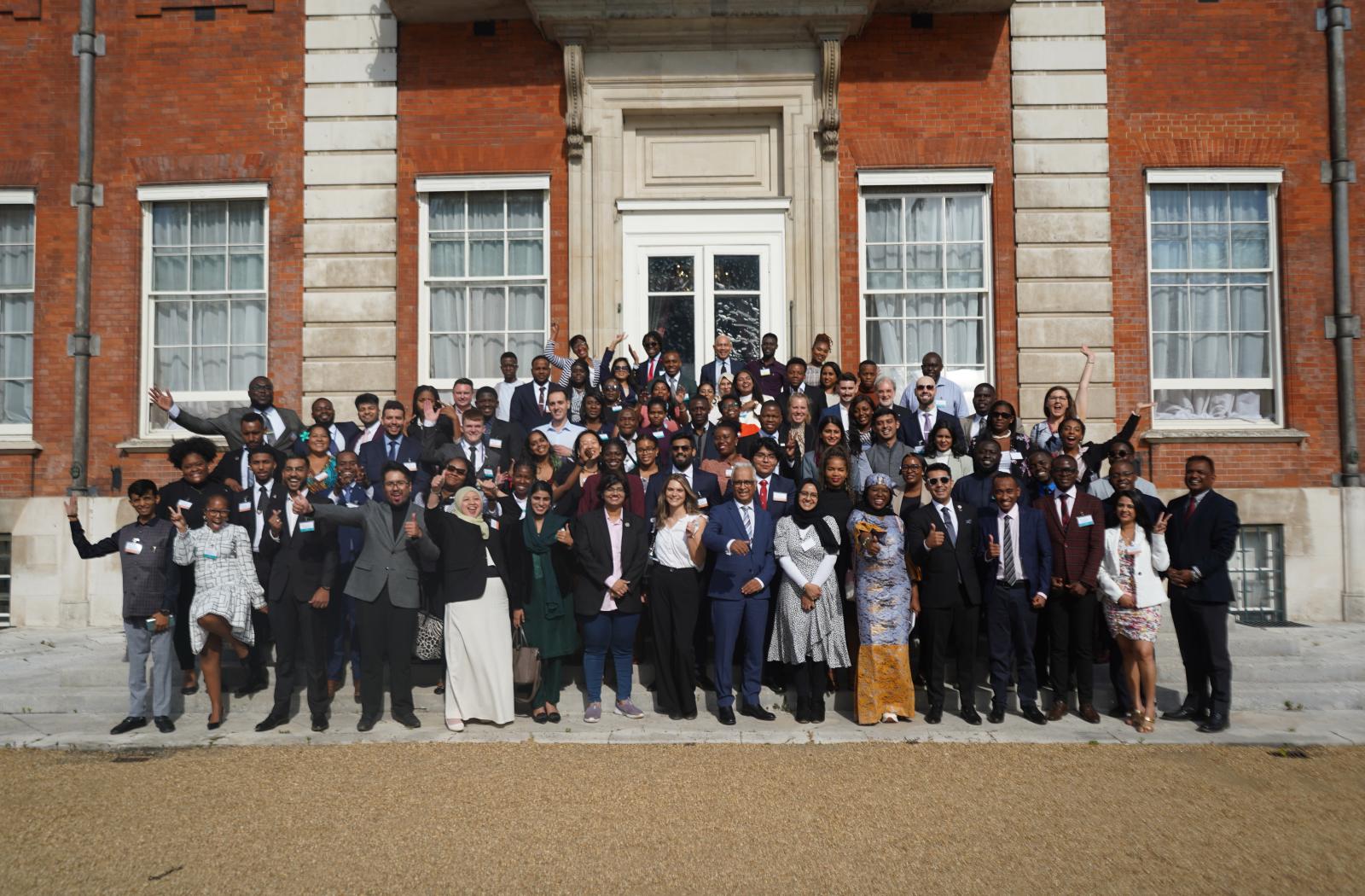 A group photo of Commonwealth youth leaders