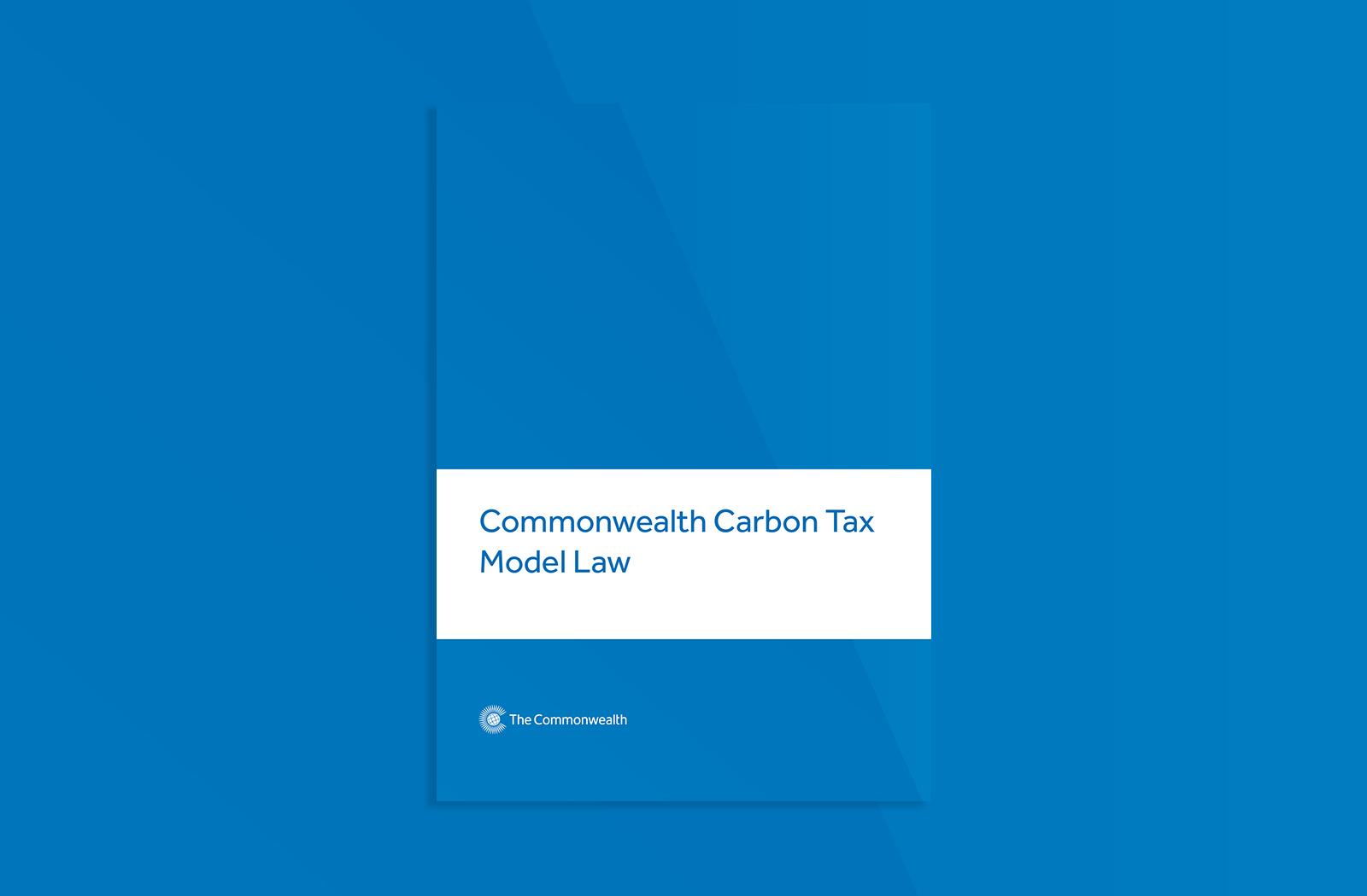 Cover image of Carbon Tax Model Law