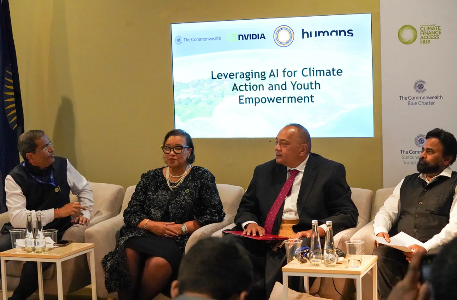 The Panel on the Leveraging AI for Climate Action and Youth Empowerment event