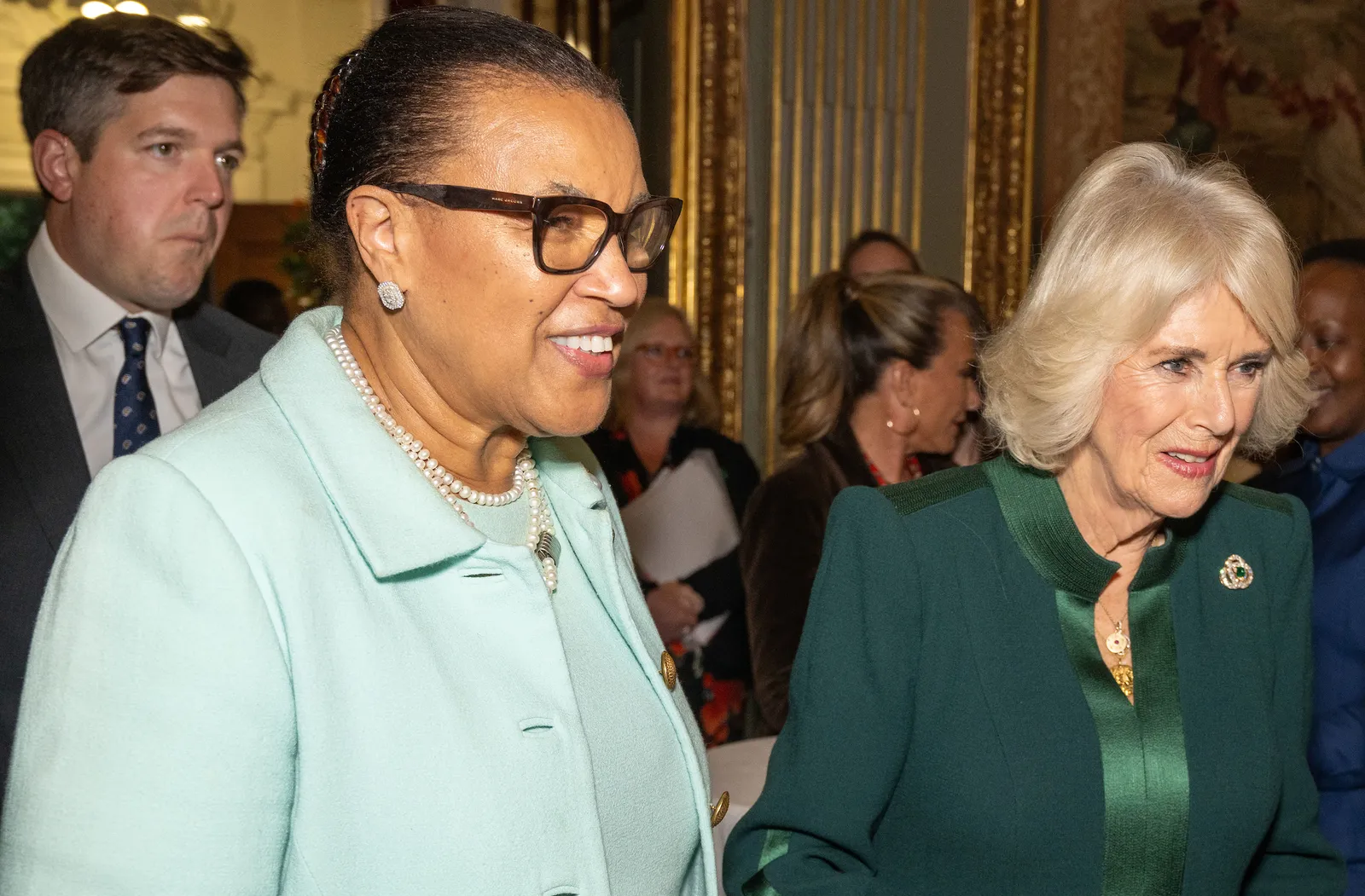 The Commonwealth Secretary-General, the Rt Hon Patricia Scotland, and Her Majesty The Queen