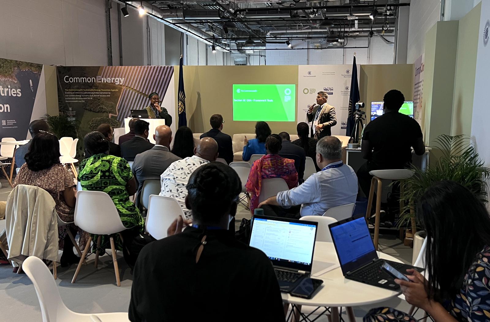 Commonwealth climate team takes part in gender masterclass at COP28