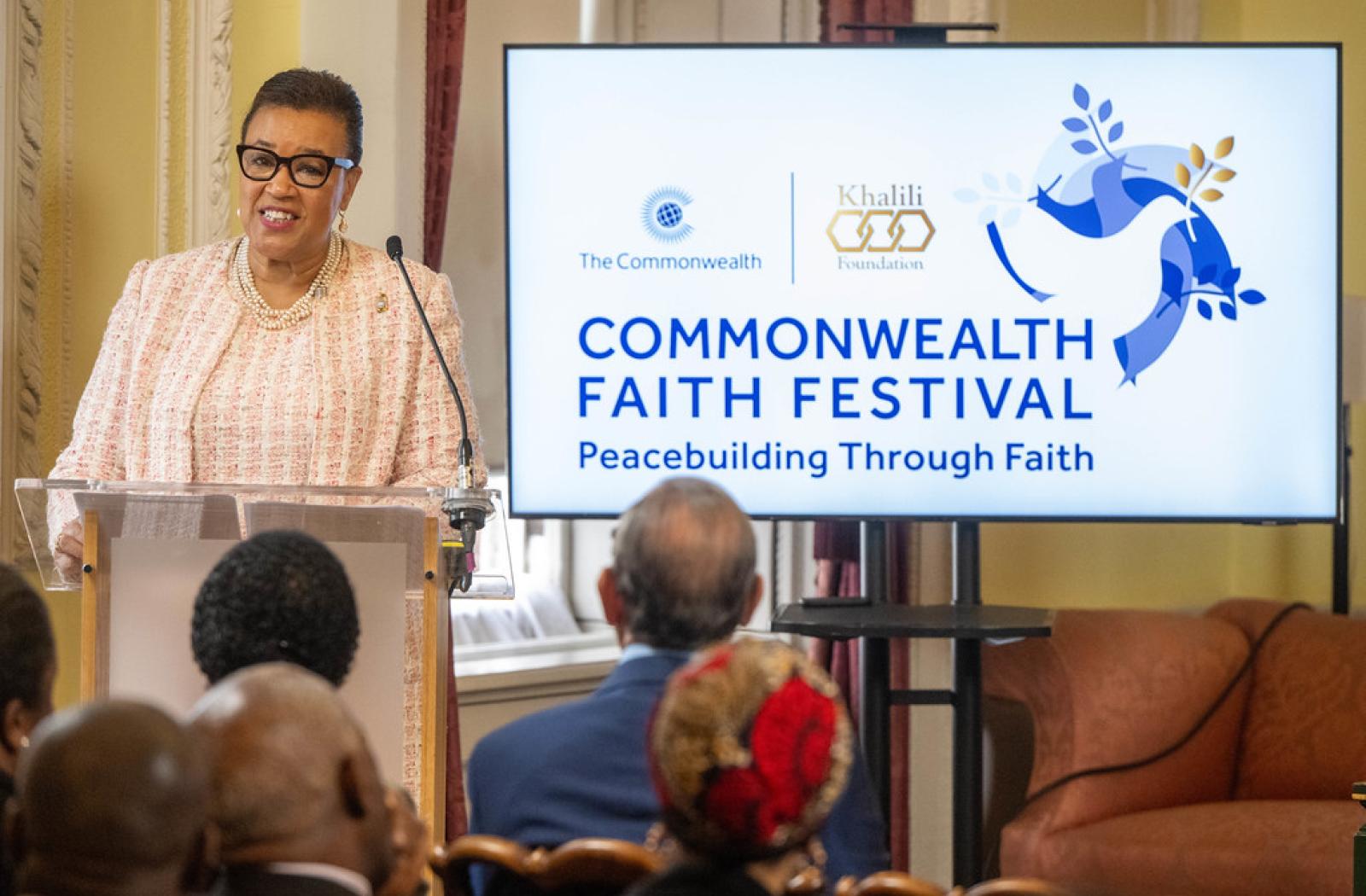 Commonwealth Secretary-General at the launch of the Commonwealth Faith Festival