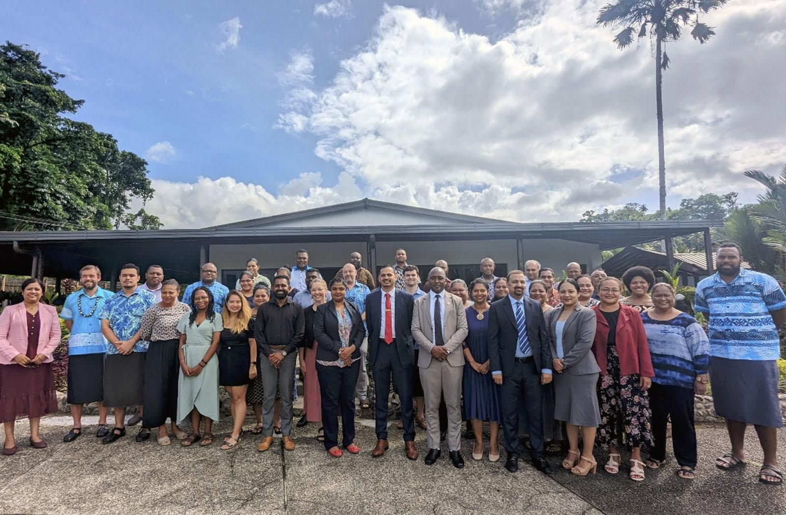 Climate Finance training participants in Fiji
