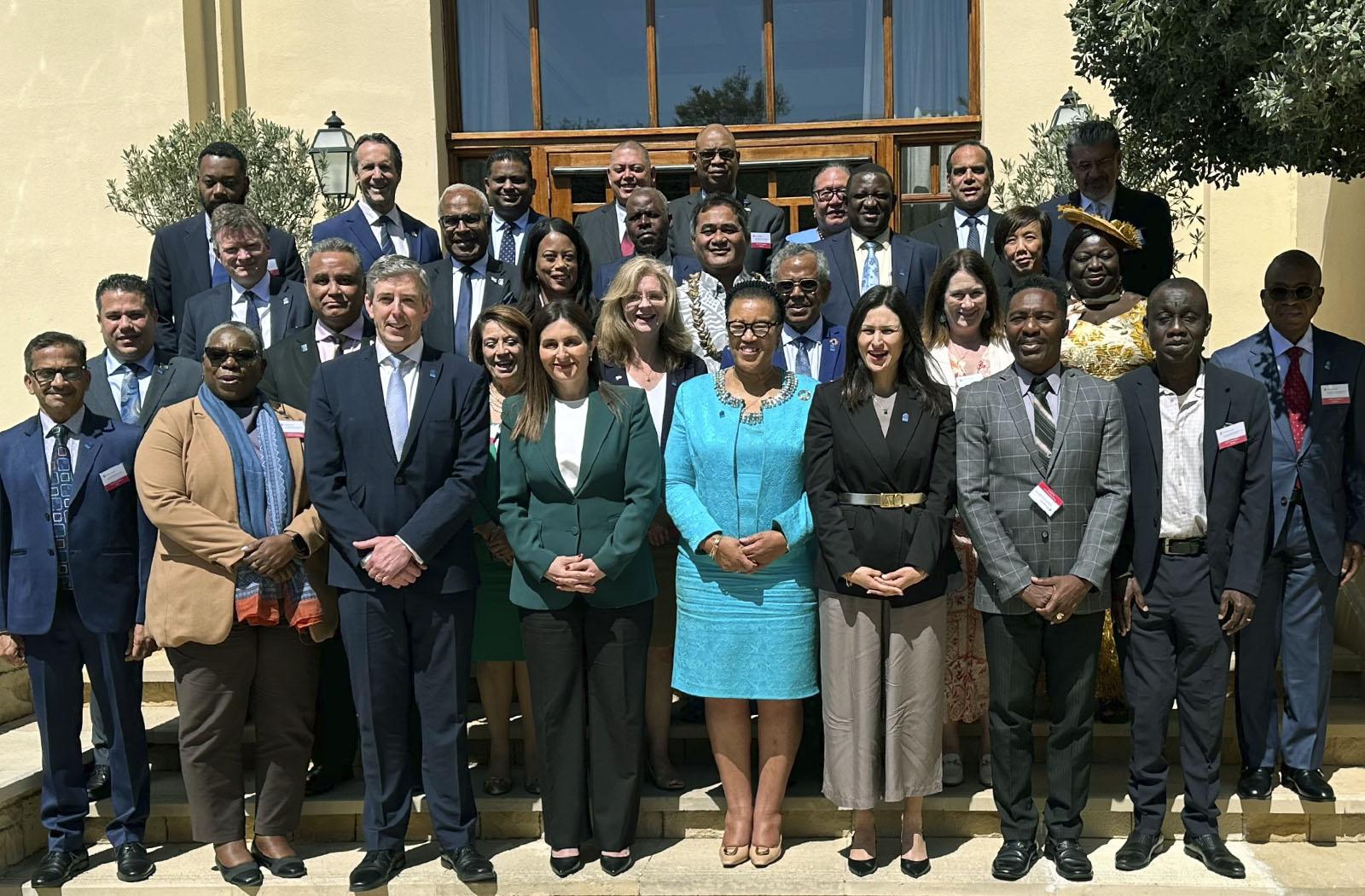 Delegates at the Commonwealth Ocean Ministers Meeting in Cyprus
