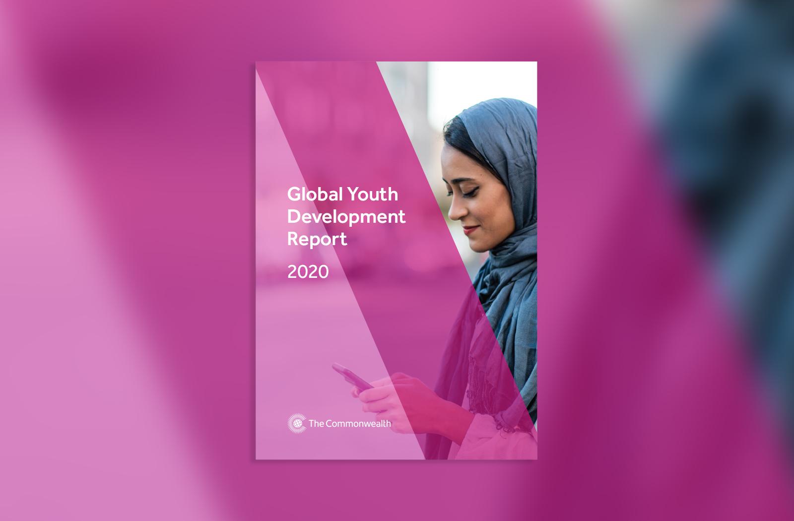Cover image of the Commonwealth Global Youth Development Index 2020 report