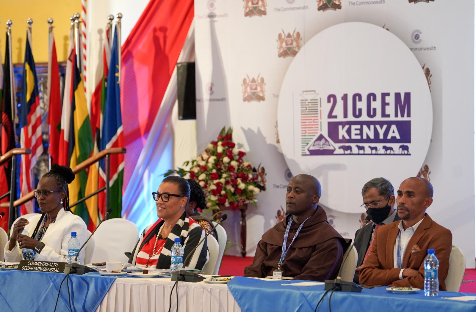 Commonwealth Secretary-General speaking at the 21st Conference of Commonwealth Education Ministers Meeting in Kenya
