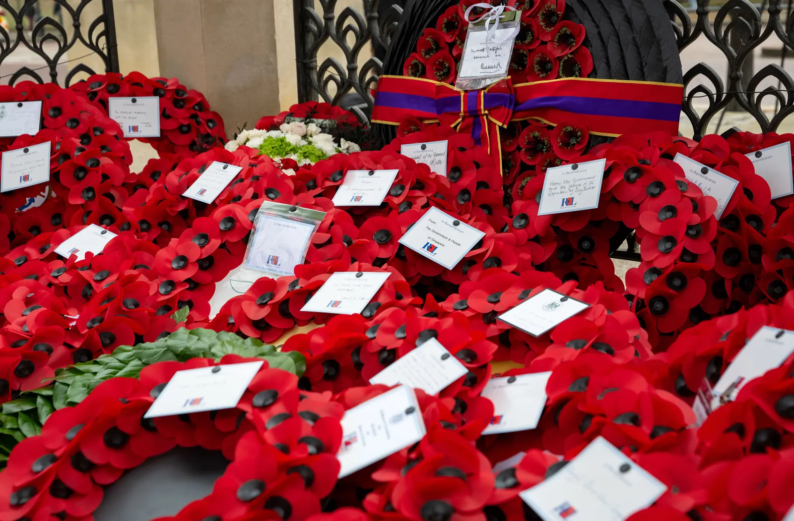 Wreath laying ceremony at Commonwealth Day 2023