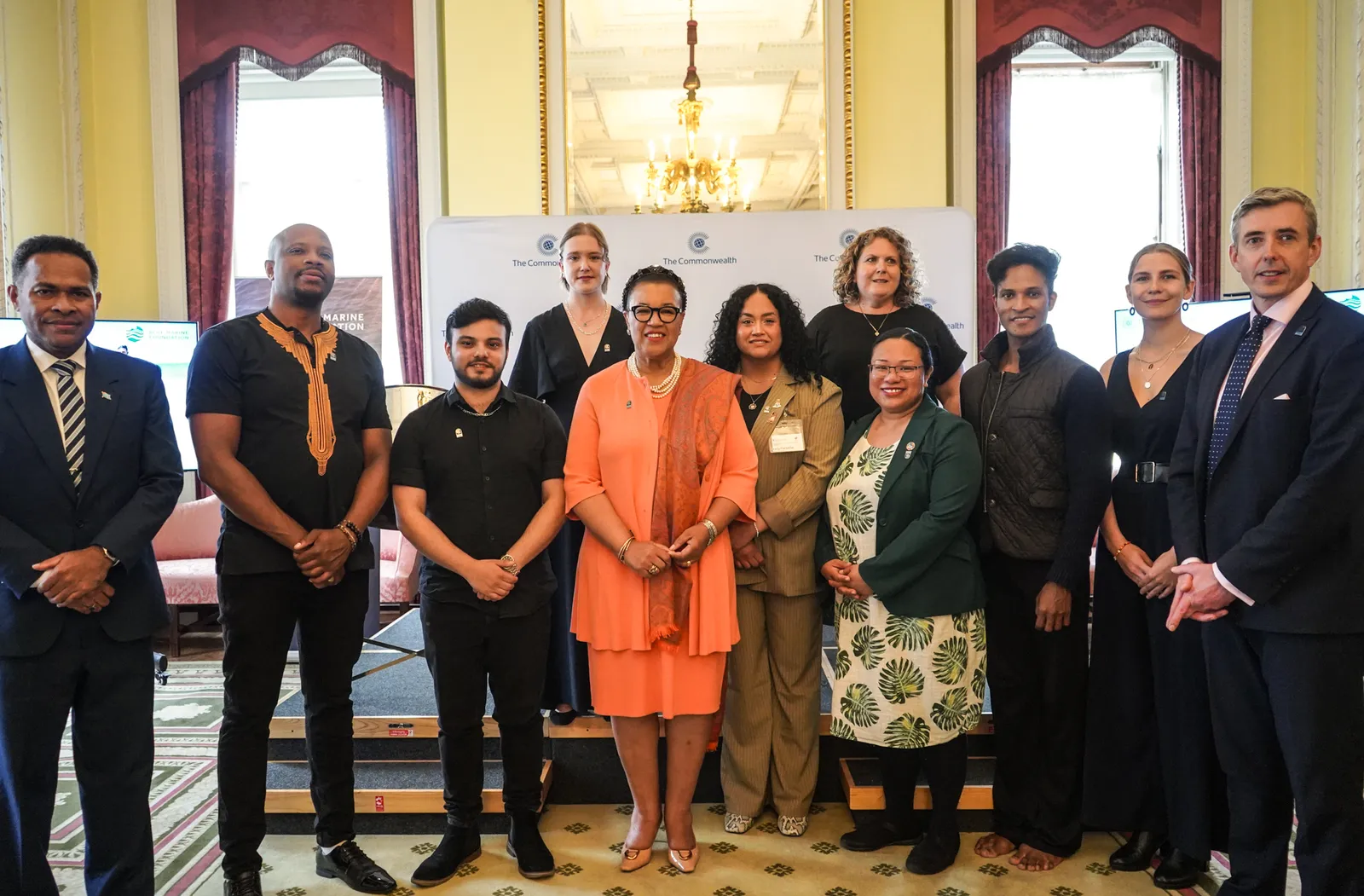 Guests-From-The-Ocean-Sector-At-Marlborough-House