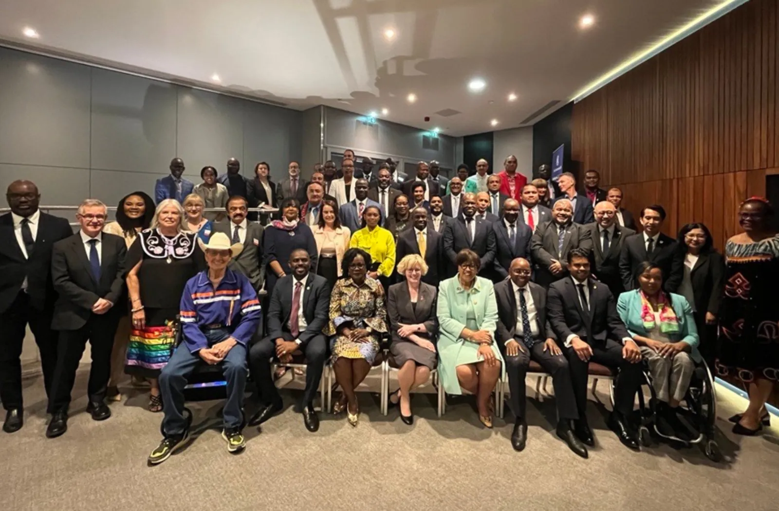 Family photo of ministers at the 11th Commonwealth Sports Ministers Meeting