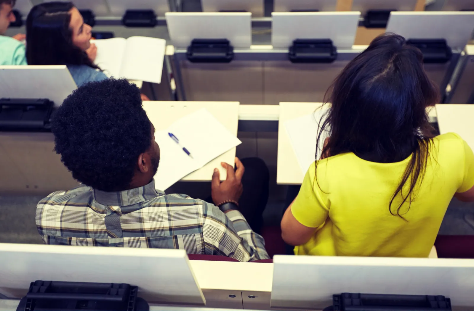 lecturers being trained at a university seminar