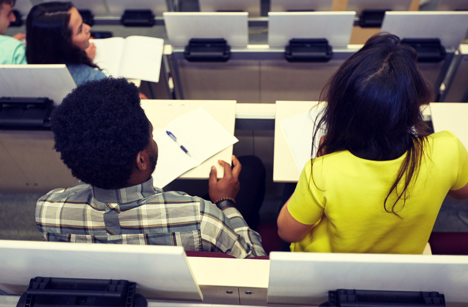 lecturers being trained at a university seminar