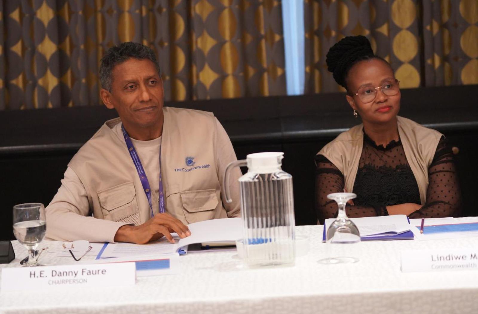 Chairperson of the Commonwealth Observer Group, former President of Seychelles HE Danny Faure, to the Sri Lanka presidential elections