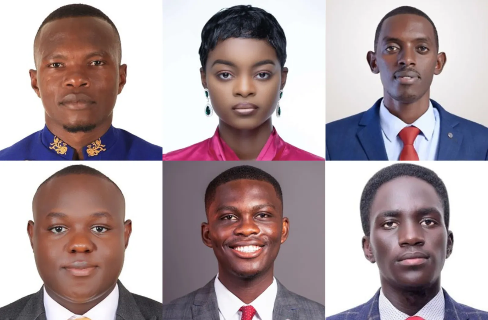 Headshots of Commonwealth Youth Council Chairperson candidates