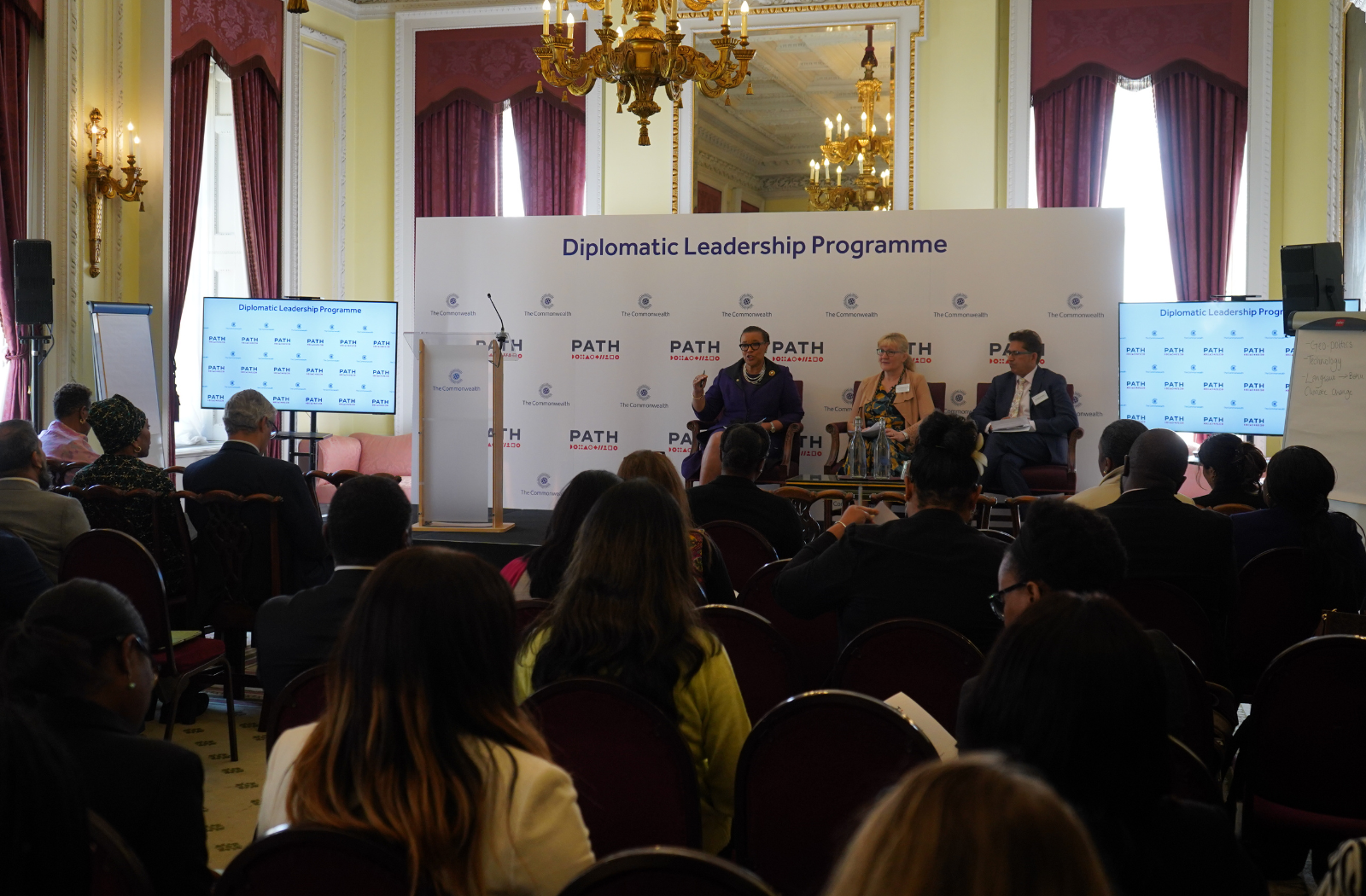 Members of PATH gather at Marlborough House