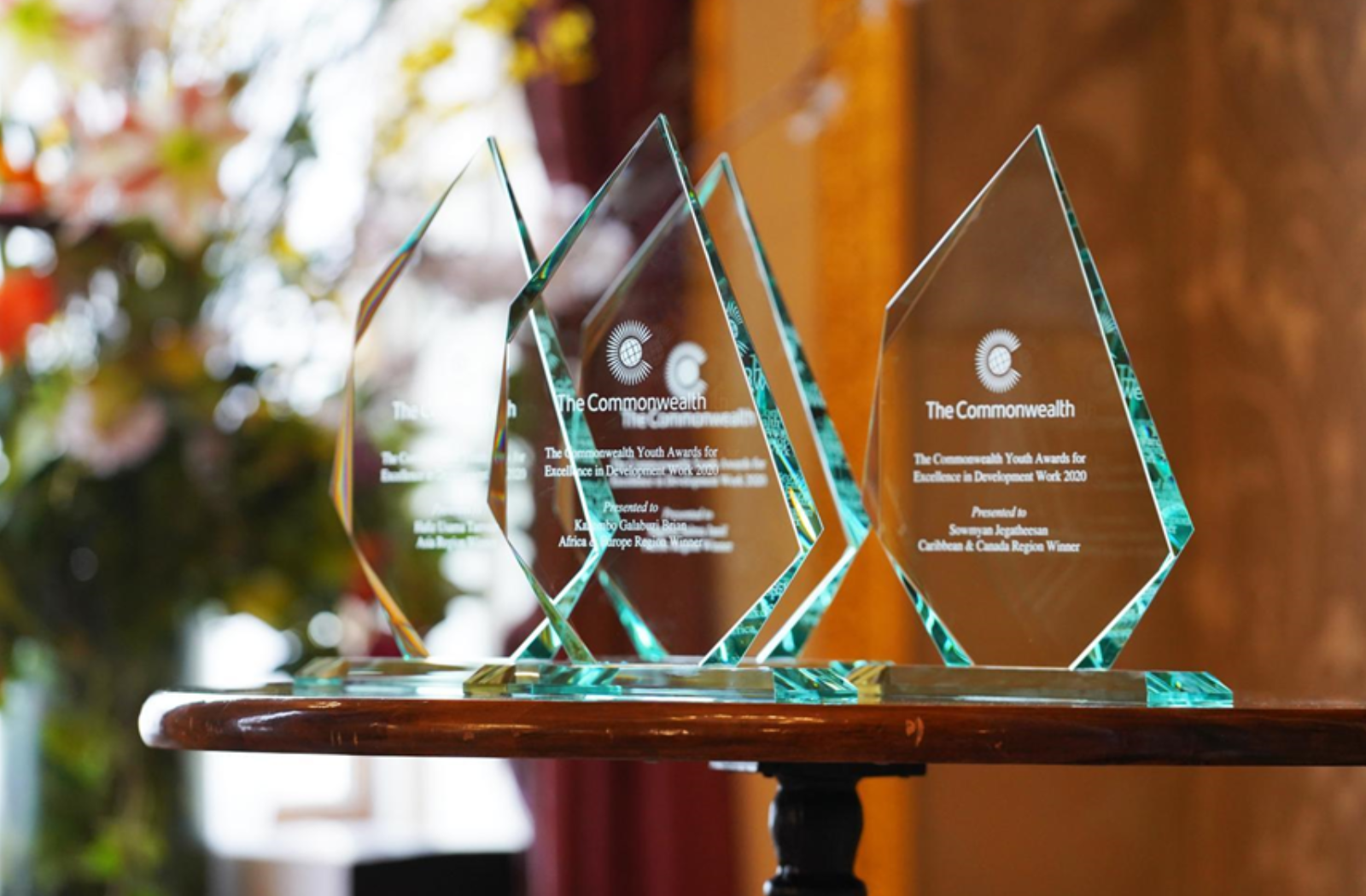 commonwealth youth awards trophies