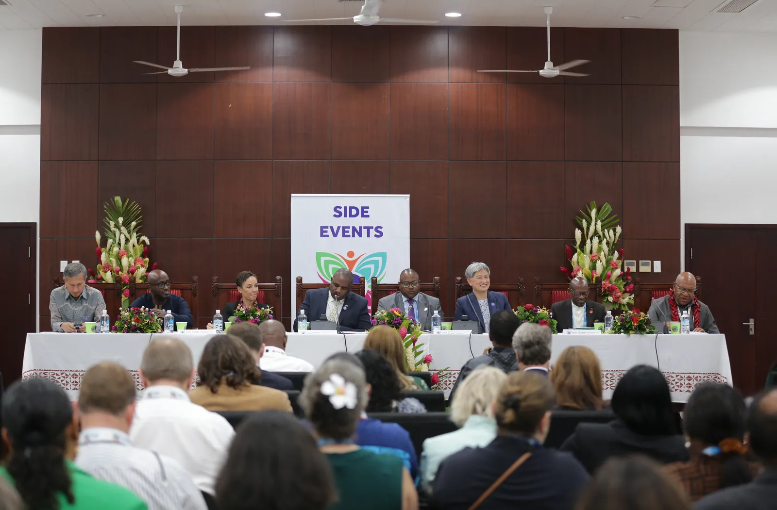 Panel at the trade and finance side event