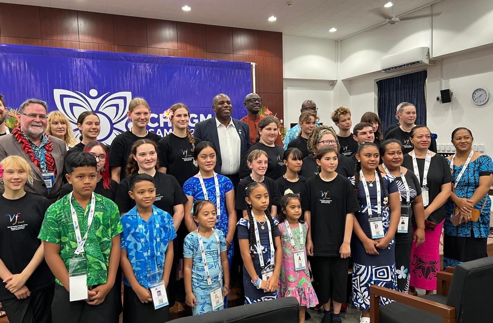 Children at CHOGM Samoa 2024