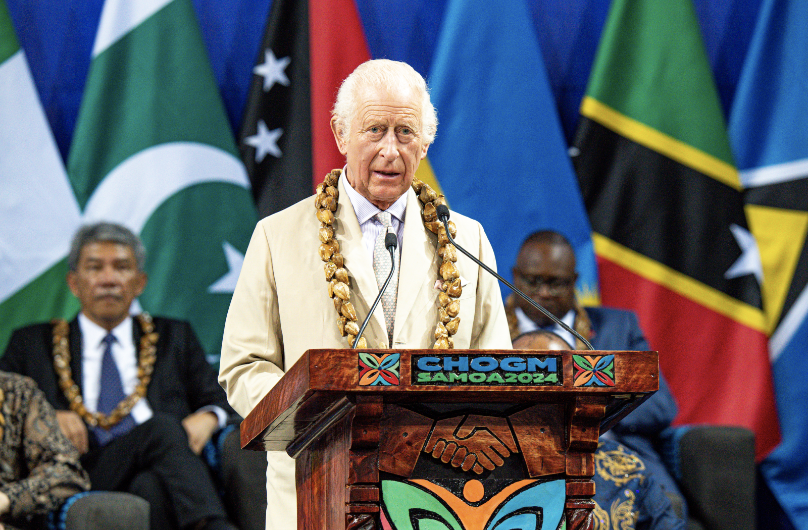 His Majesty The King at CHOGM2024