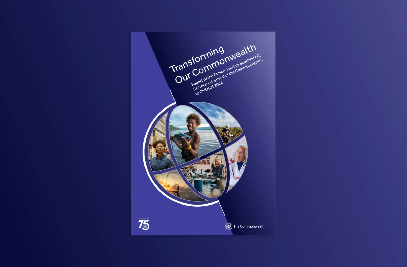 Cover image of the Transforming the Commonwealth report