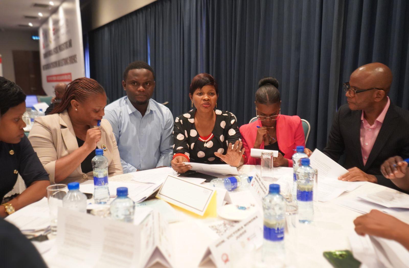 Tanzanian judges and officials