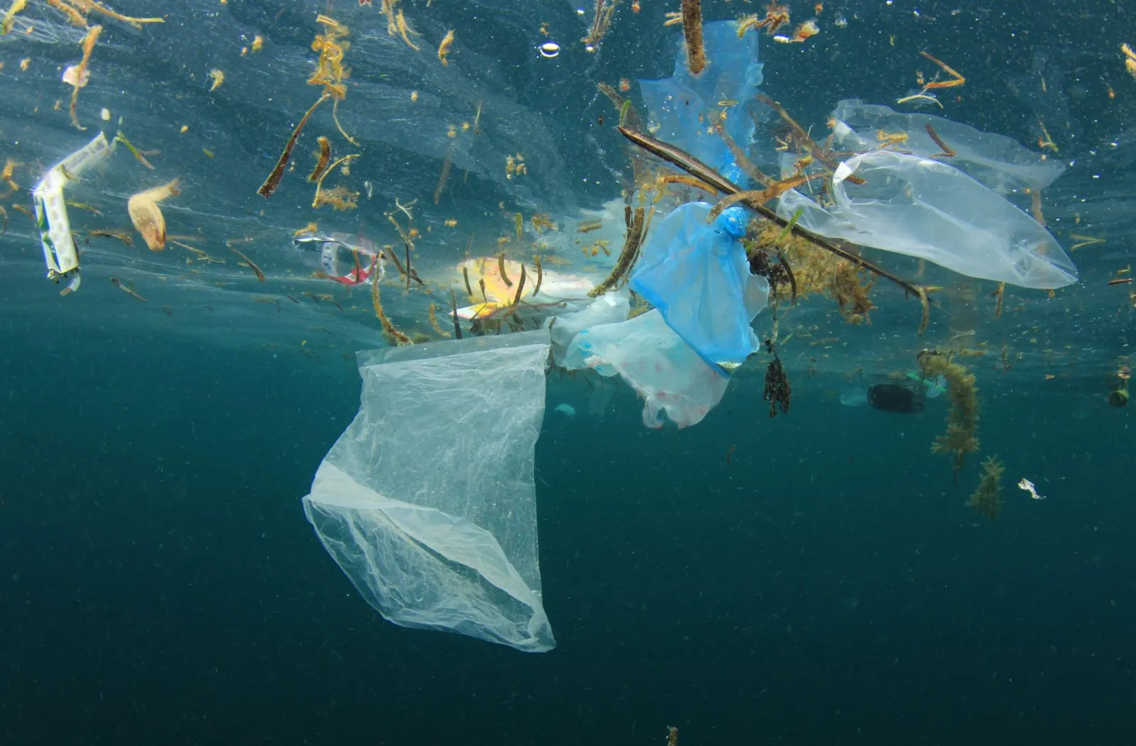 Plastic ocean pollution