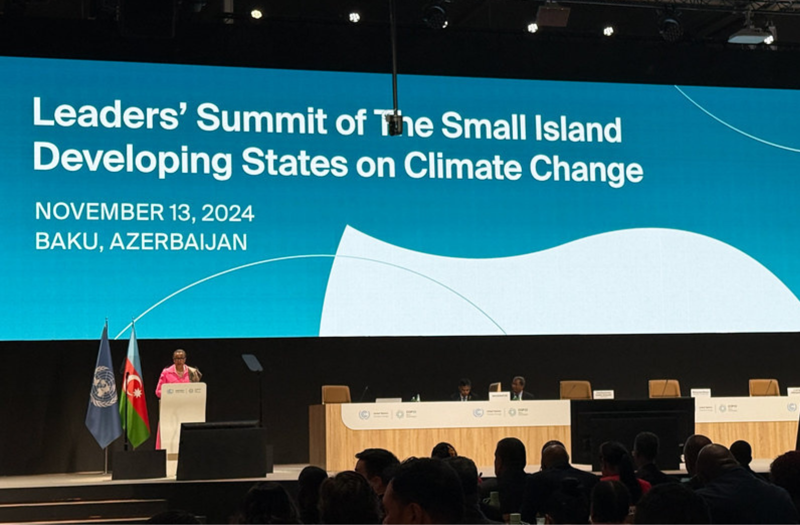 Commonwealth Secretary-General speaking at the Leaders' Summit of the Small Island Developing States [SIDS] on Climate Change