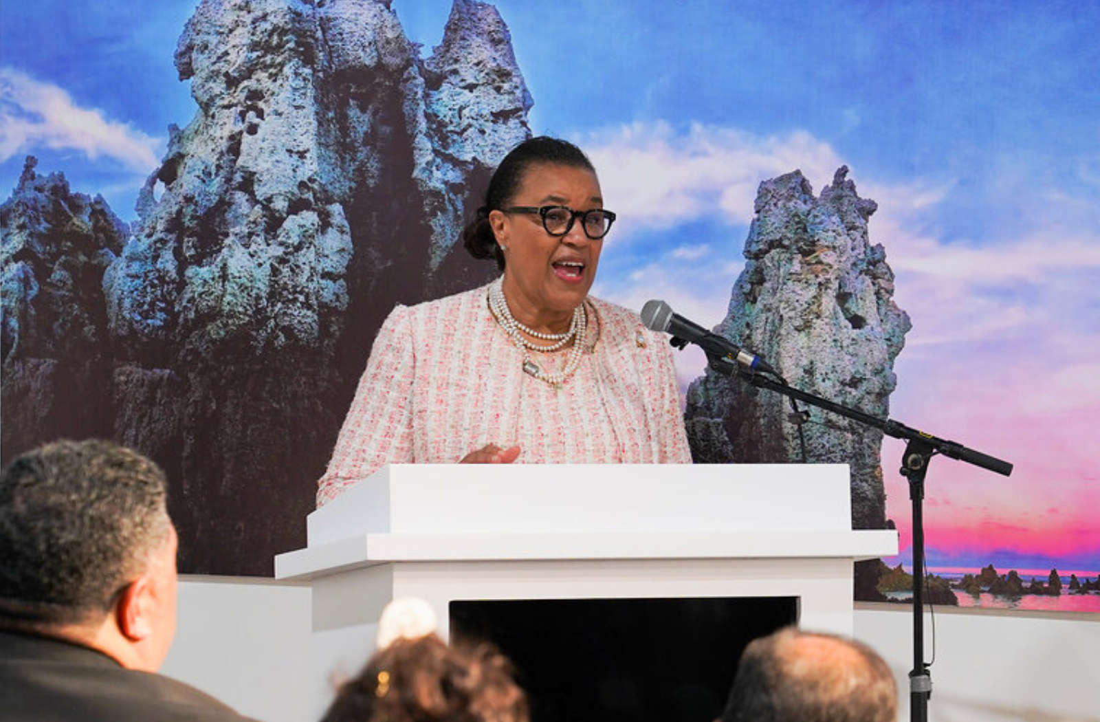 Secretary-General speaking at a side event on the upcoming launch of At an event to highlight the upcoming launch of the Pacific Resilience Facility