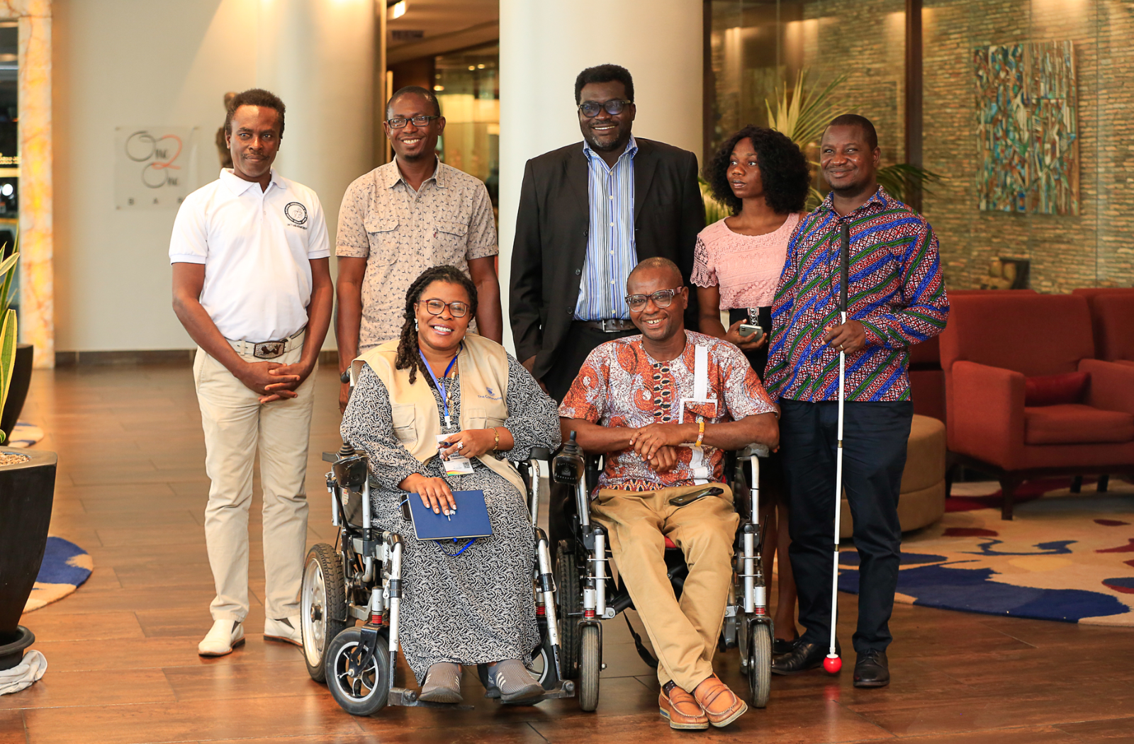 Grace and team at Ghana election