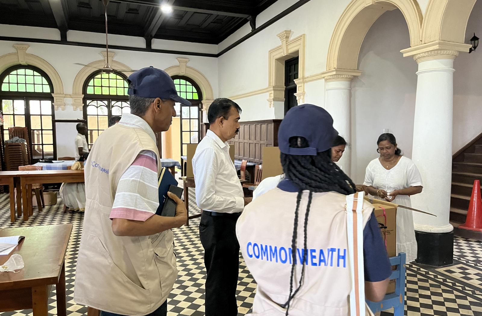 Commonwealth Observers watching poll preparations in the 2024 Sri Lanka elections