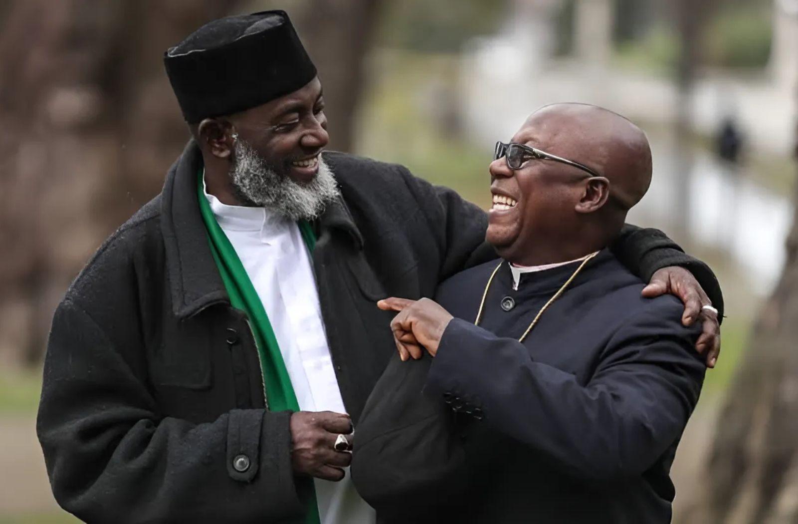 Commonwealth Peace Prize winners Imam Dr Muhammad Nurayn Ashaf and Pastor Dr James Movel Wuye