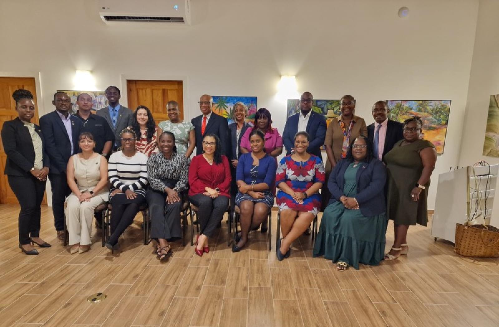 CARICOM members meeting with Hon John Briceño