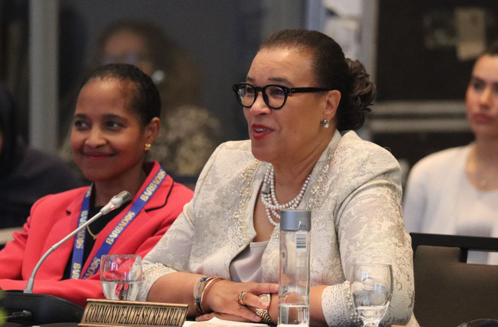 Commonwealth Secretary-General, the Rt Hon Patricia Scotland KC, speaking at the CARICOM Heads of Government Meeting in Barbados