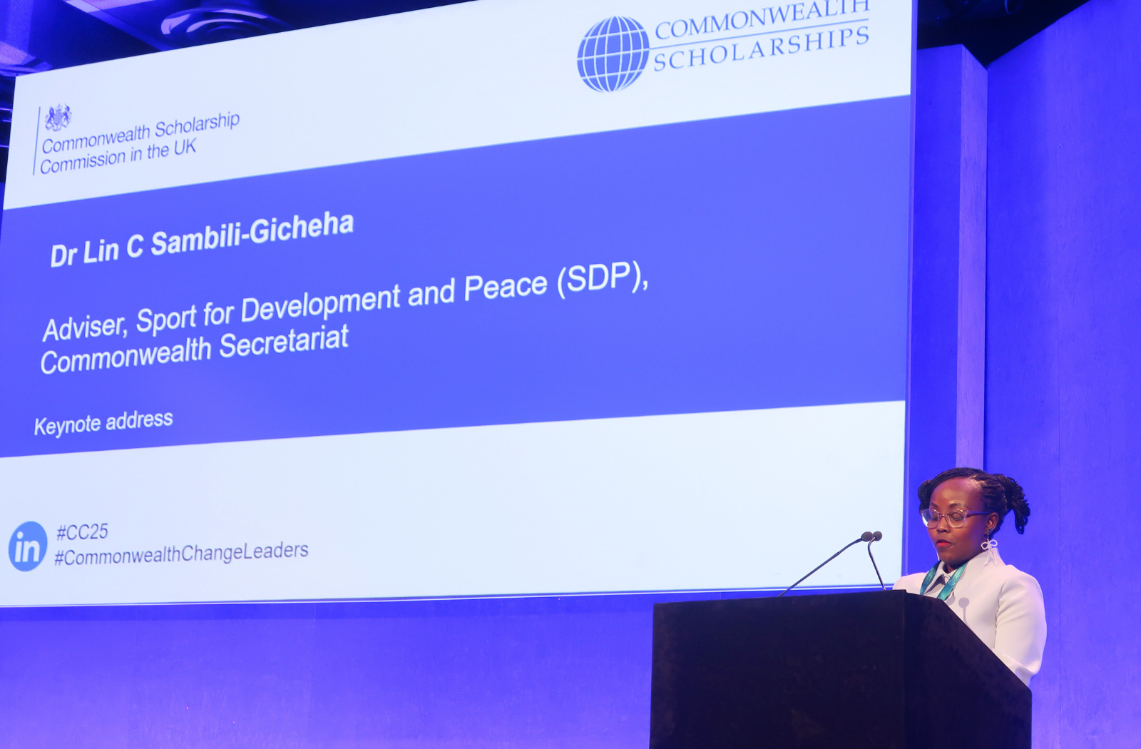 Dr Lin Sambili-Gicheha, Sports Adviser in the Social Policy Development team at the Commonwealth Secretariat