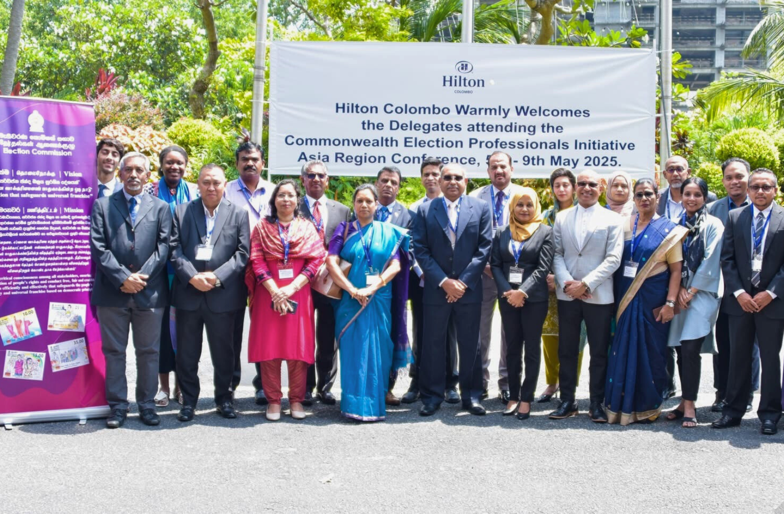 Group photo of participants at the Commonwealth Election Professionals workshop in Sri Lanka