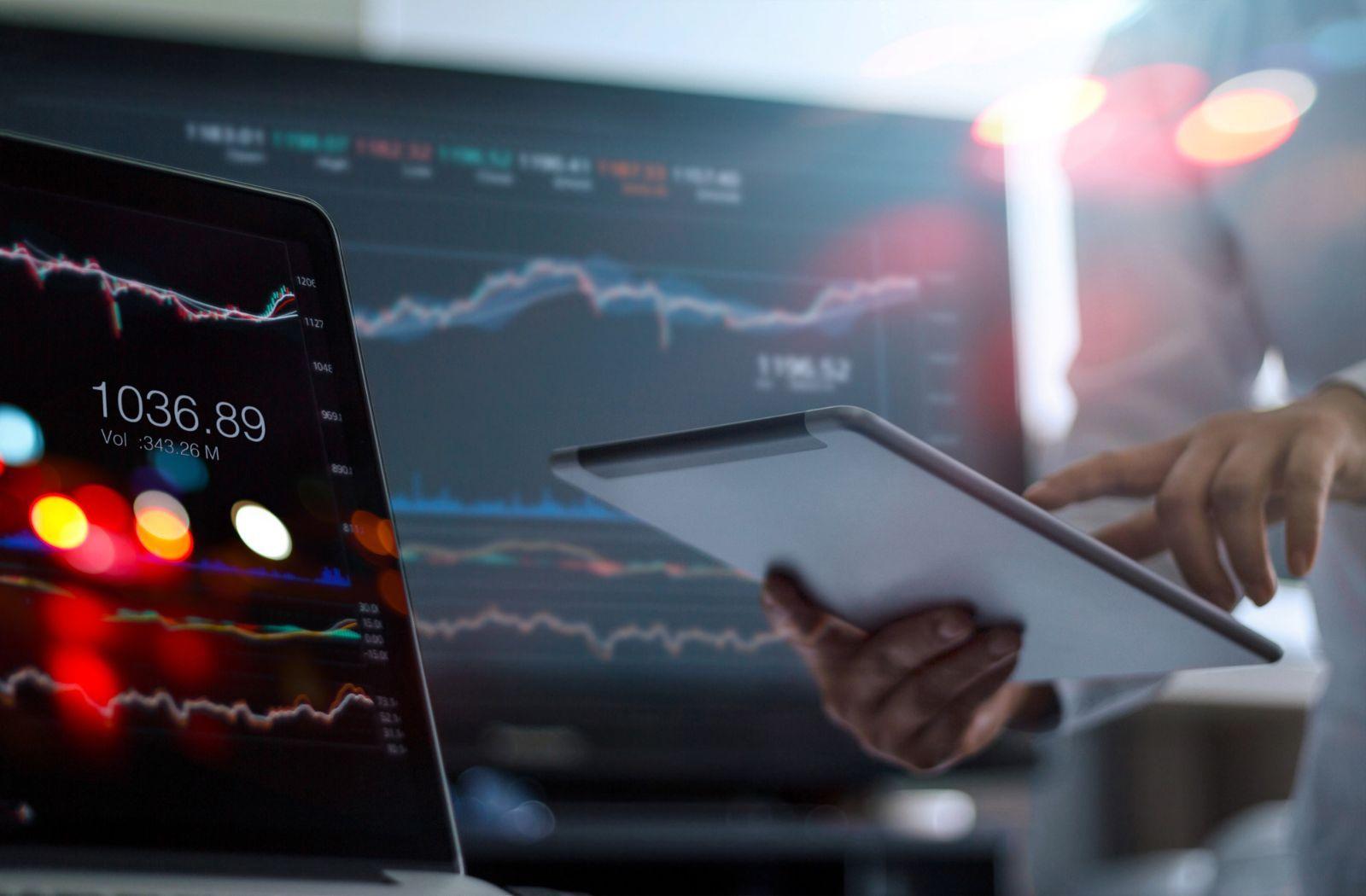 Trade with computer screens