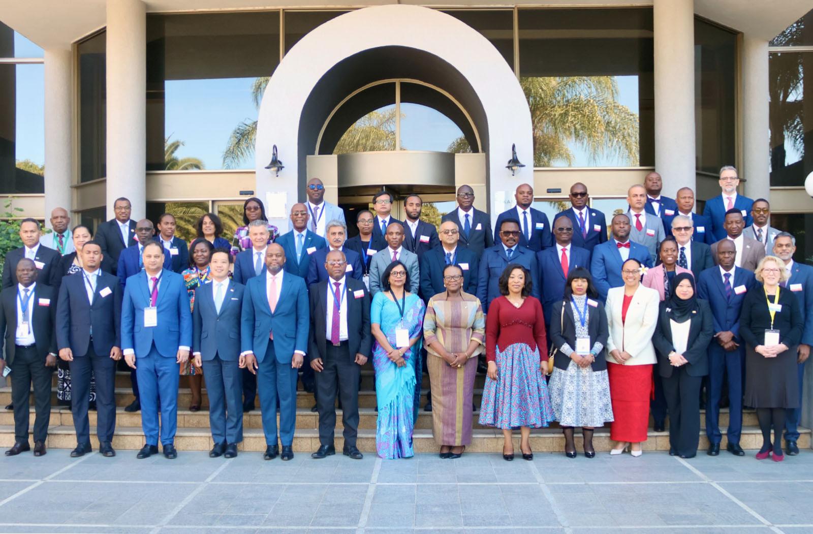 Delegates at the Commonwealth Trade Ministers Meeting