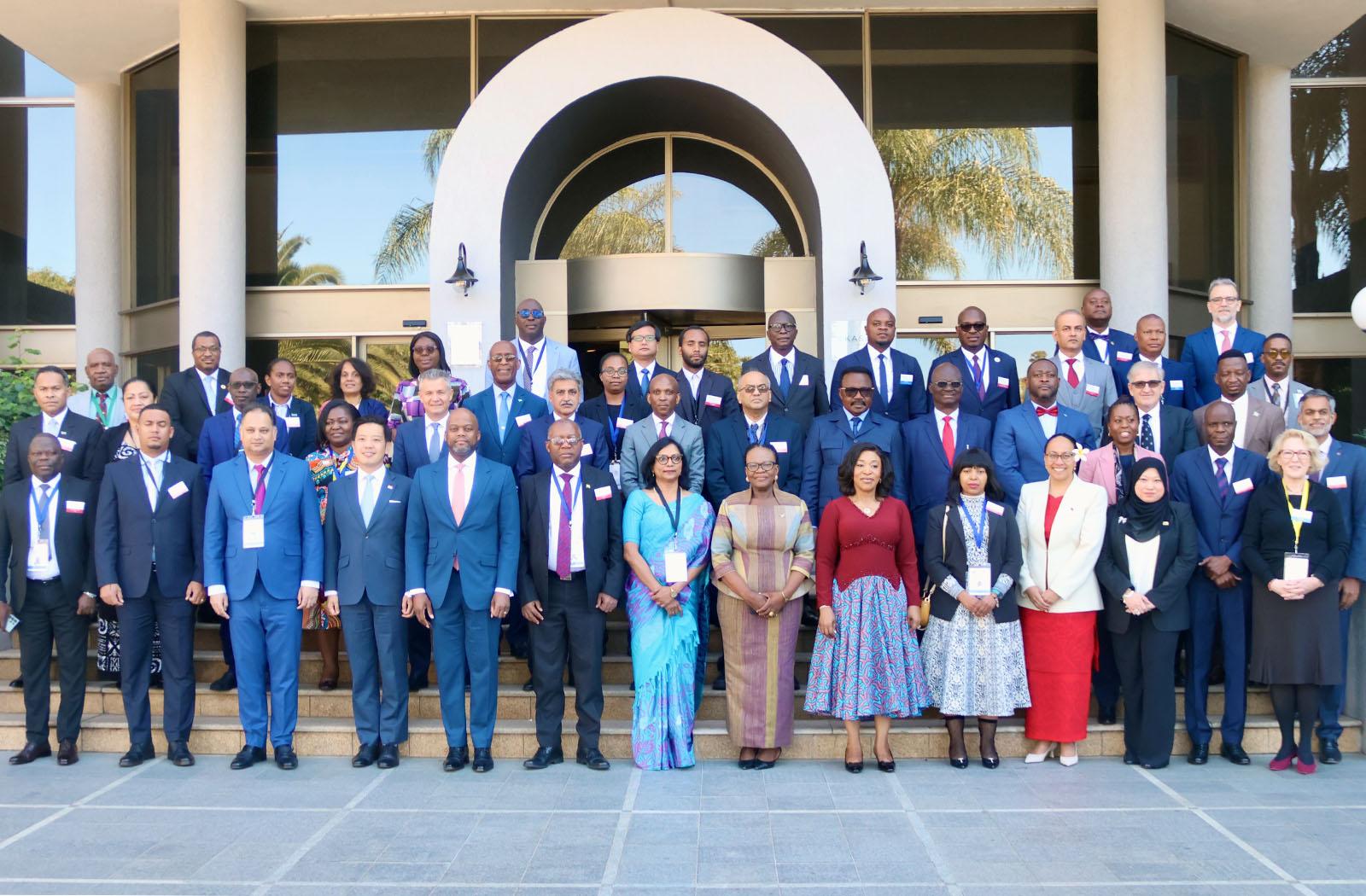 Delegates at the Commonwealth Trade Ministers Meeting